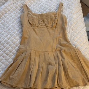 Free People Tan Mini Dress